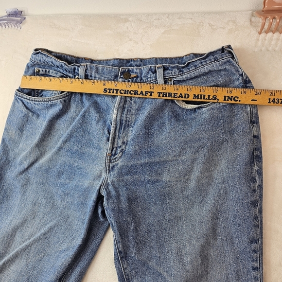 Vintage Polo Ralph Lauren Jeans Men’s 36 x 34 Denim Made in Mexico Distressed - Picture 2 of 12